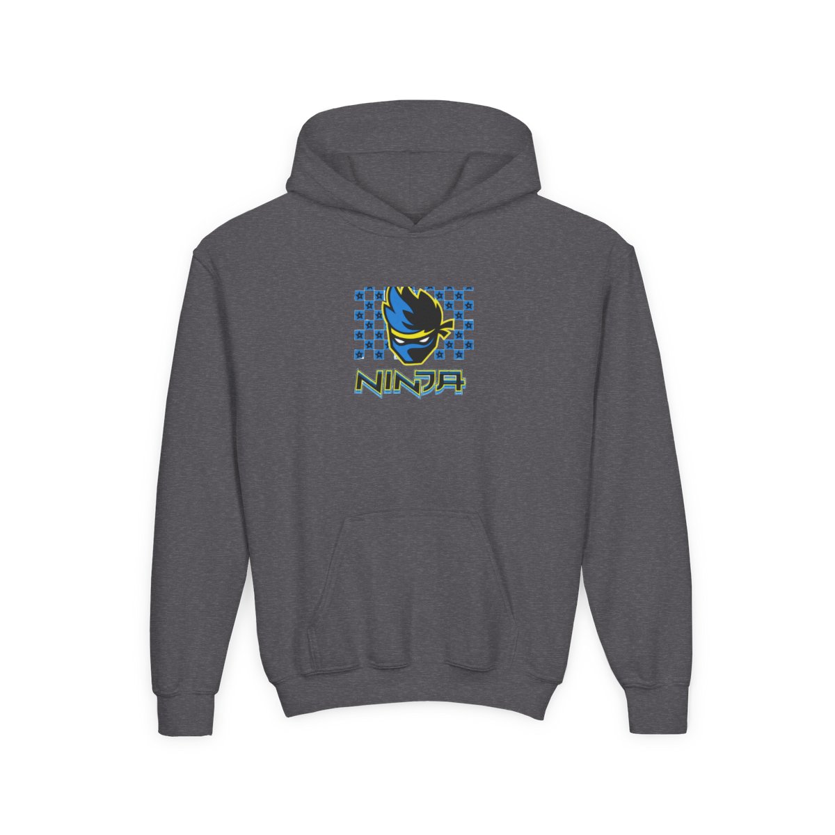 Ninja Gamer Video Team Gaming Youtube Streamer Graphic Hoodie Black Youth Medium (Kids)